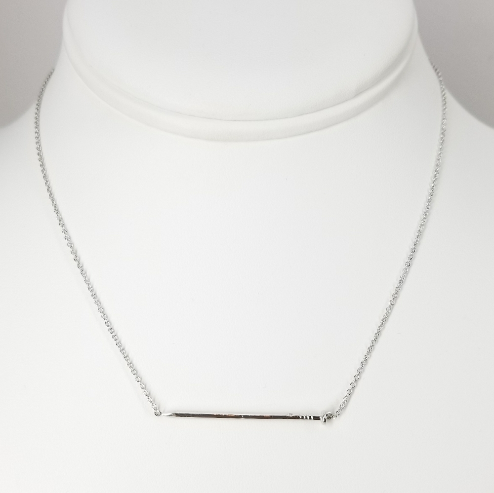 NEW Modern Minimalist Dainty Nail Choker Necklace - Picture 6 of 9